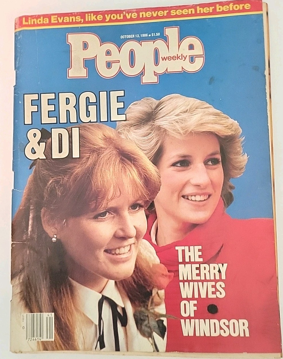 People Weekly Magazine, Oct 13 1986 Fergie & Di The Merry Wives of Windsor [566]