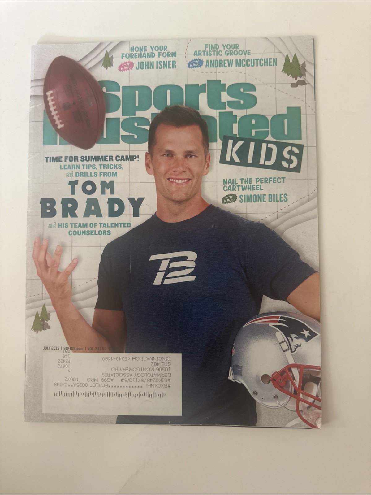 SPORTS ILLUSTRATED KIDS MAGAZINE OCTOBER 2019 + UNCUT CARDS PATRICK MAHOMES