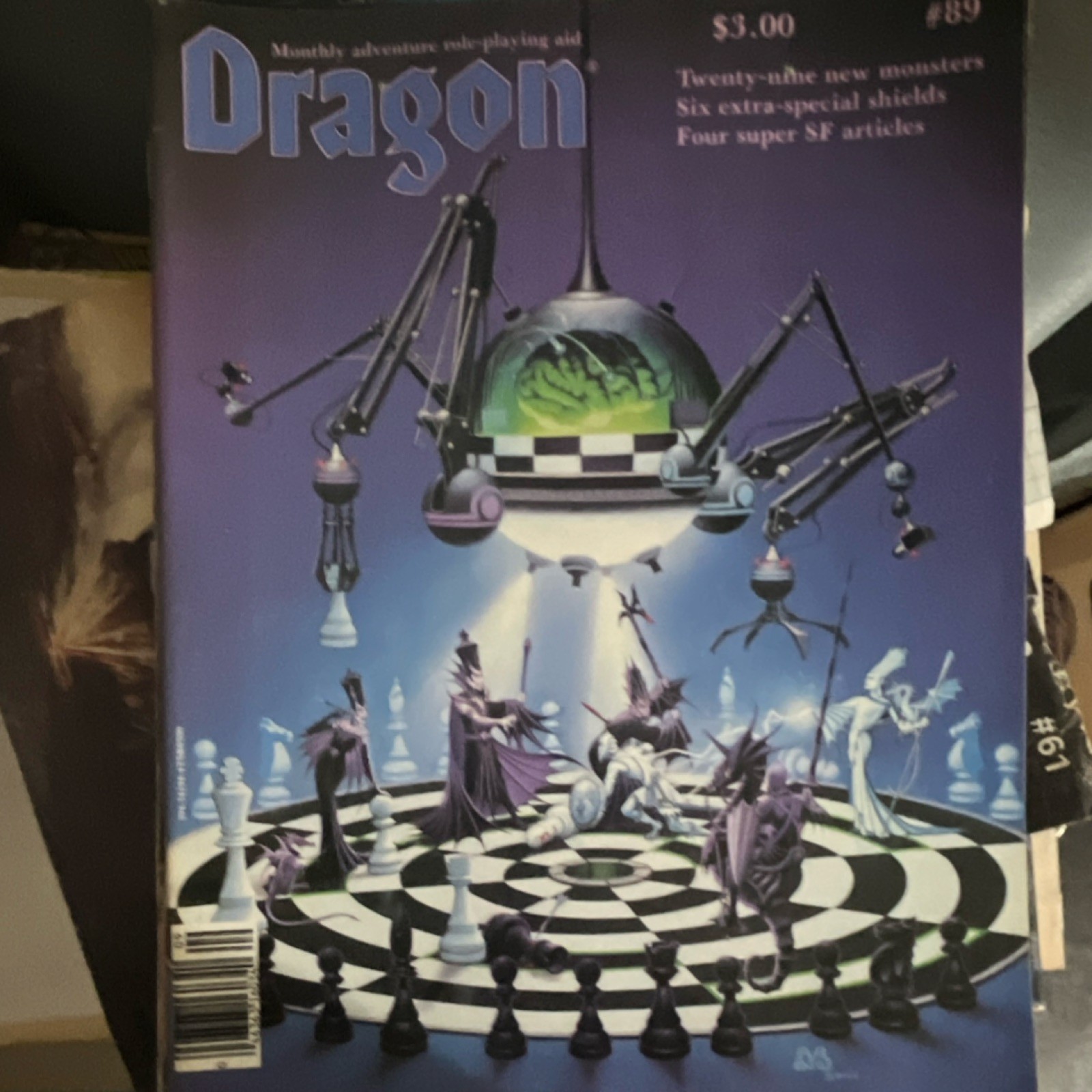 Dragon Magazine Issue 89 (1984) Illustrated Role-Playing, Fantasy, Monsters, TSR