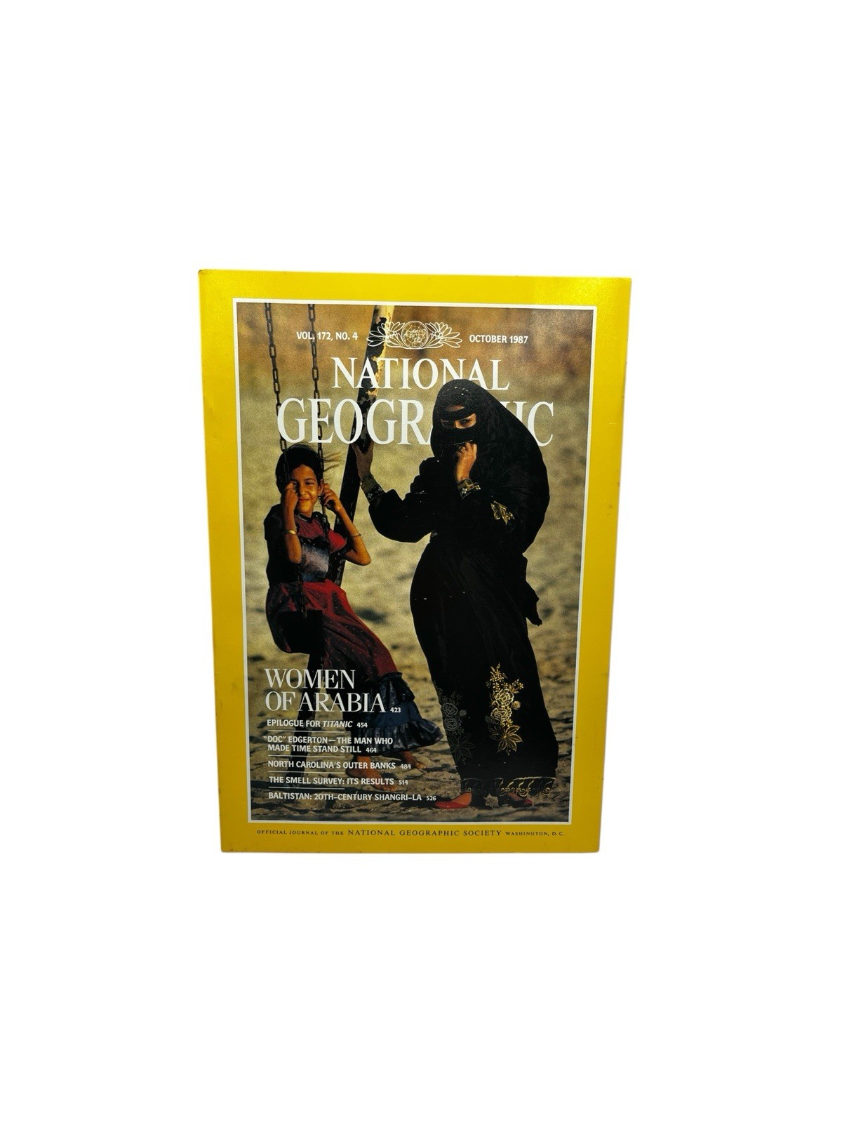 National Geographic Magazine Oct 1987 Vol. 172 No. 4 Women of Arabia W Inserts