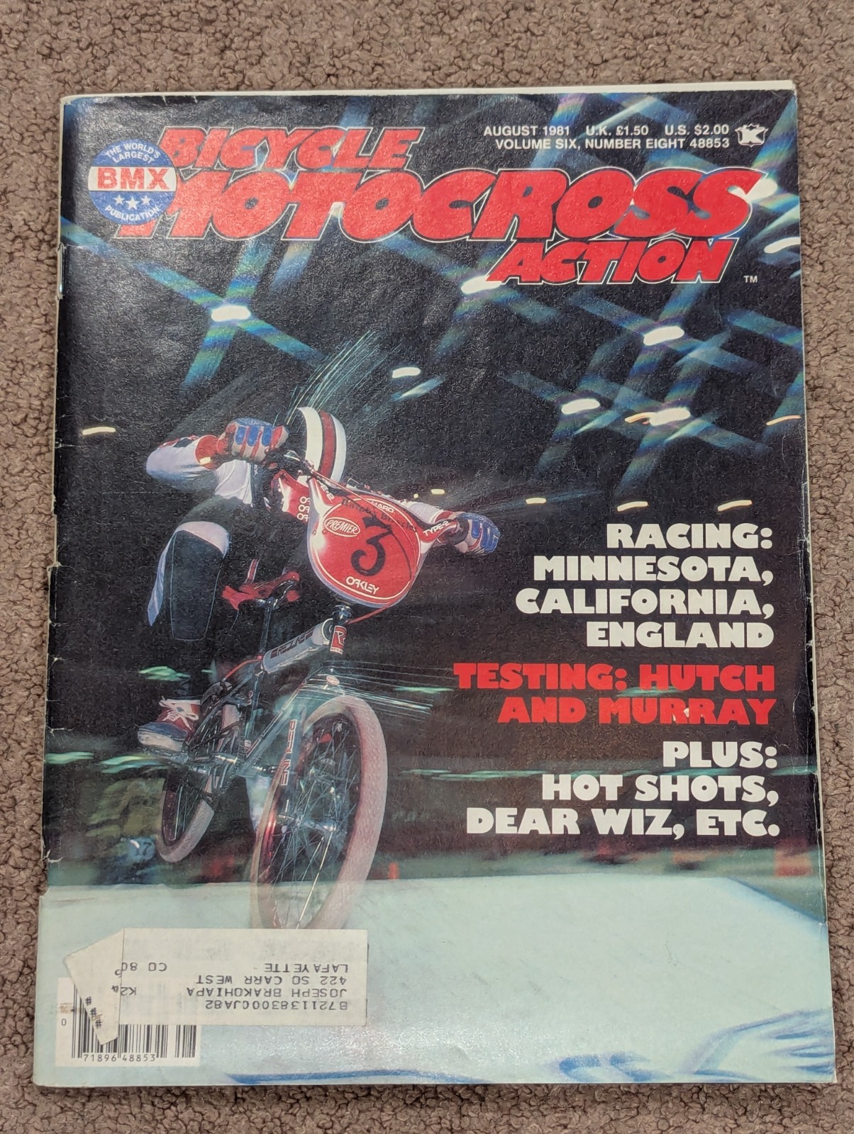 BMX Action Magazine – August 1981 (old school BMX)