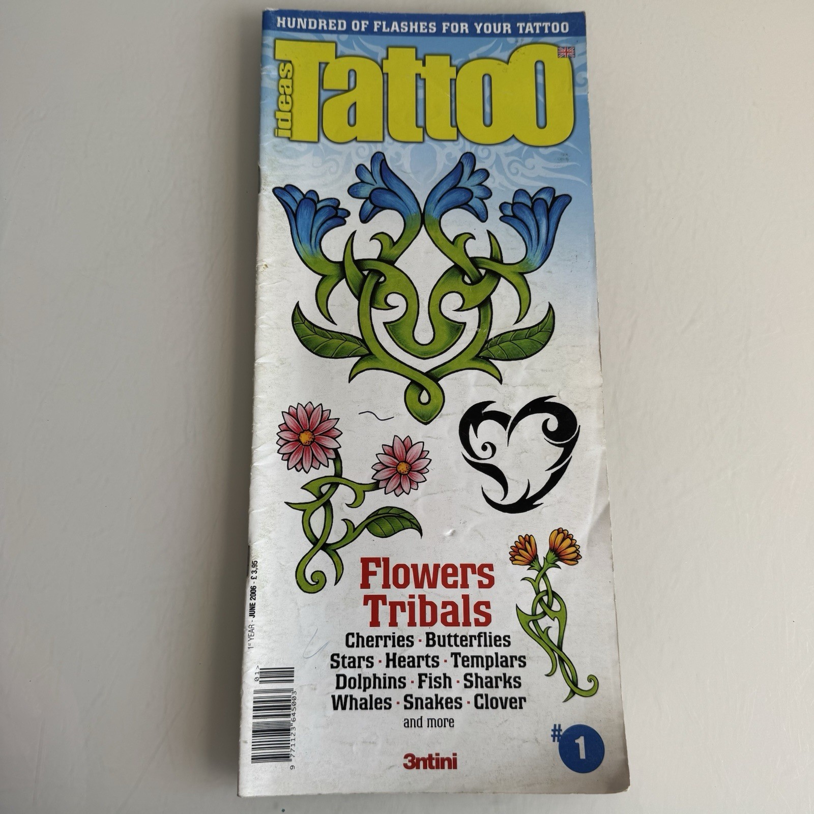 Tattoo Ideas Magazine Lot of 8 – Features Hundreds Of Designs Printed in Italy