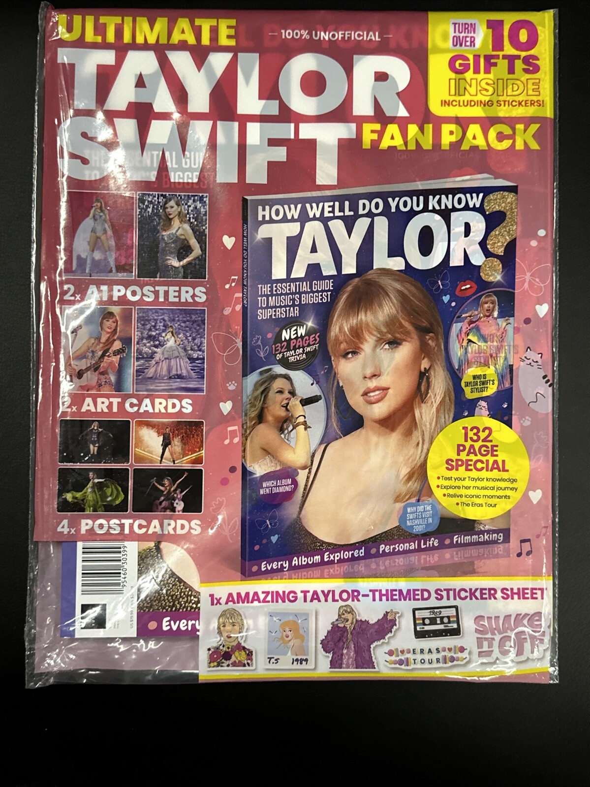 Ultimate Taylor Swift Fan Pack Magazine And 10 Free Gifts Sticker Sheet
