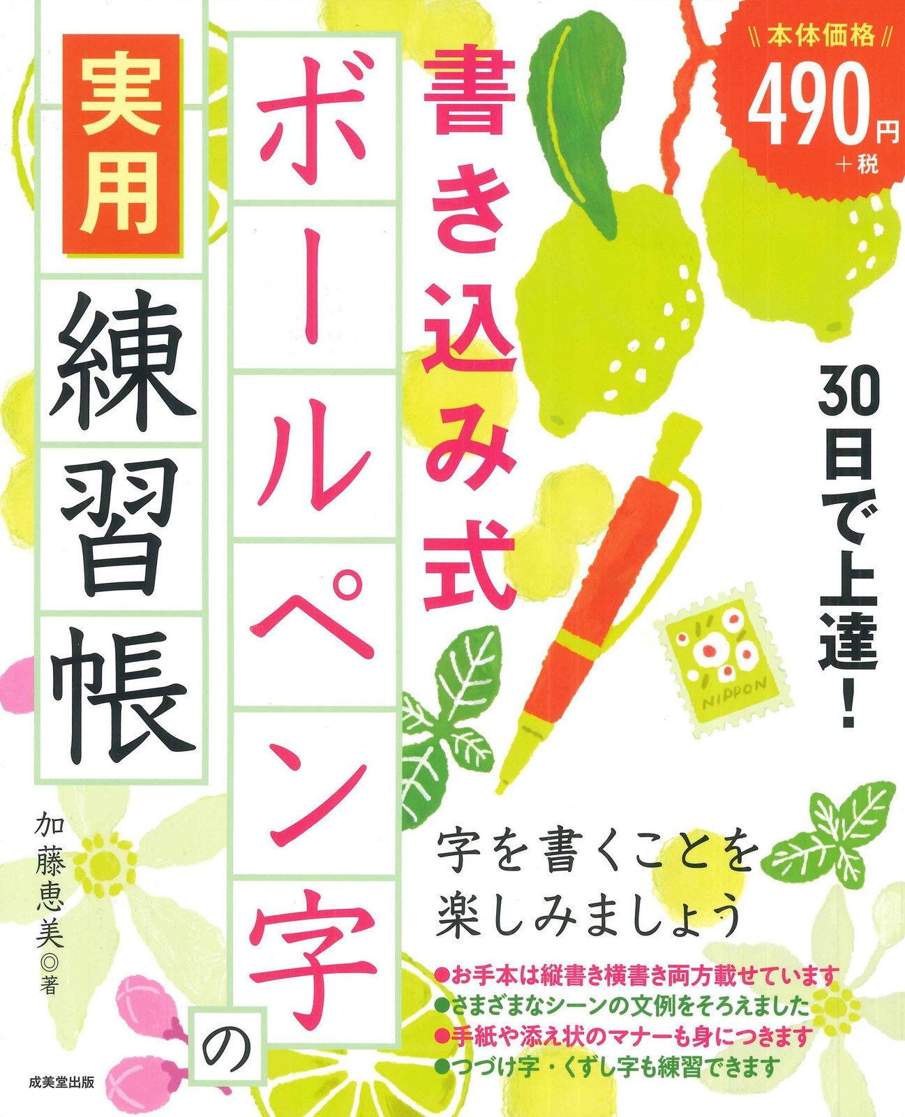 Improve in 30 Days! Practical Ballpoint Pen Handwriting Workbook Megumi Kato