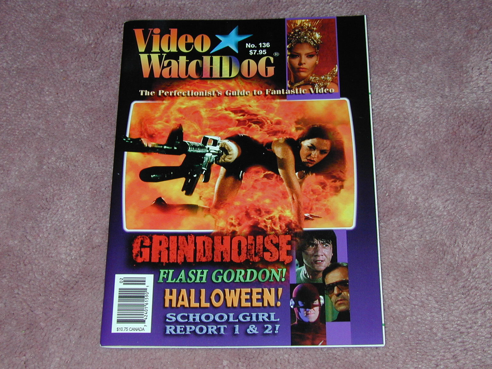 VIDEO WATCHDOG # 136, Grindhouse, Halloween, Flash Gordon, Free shipping USA