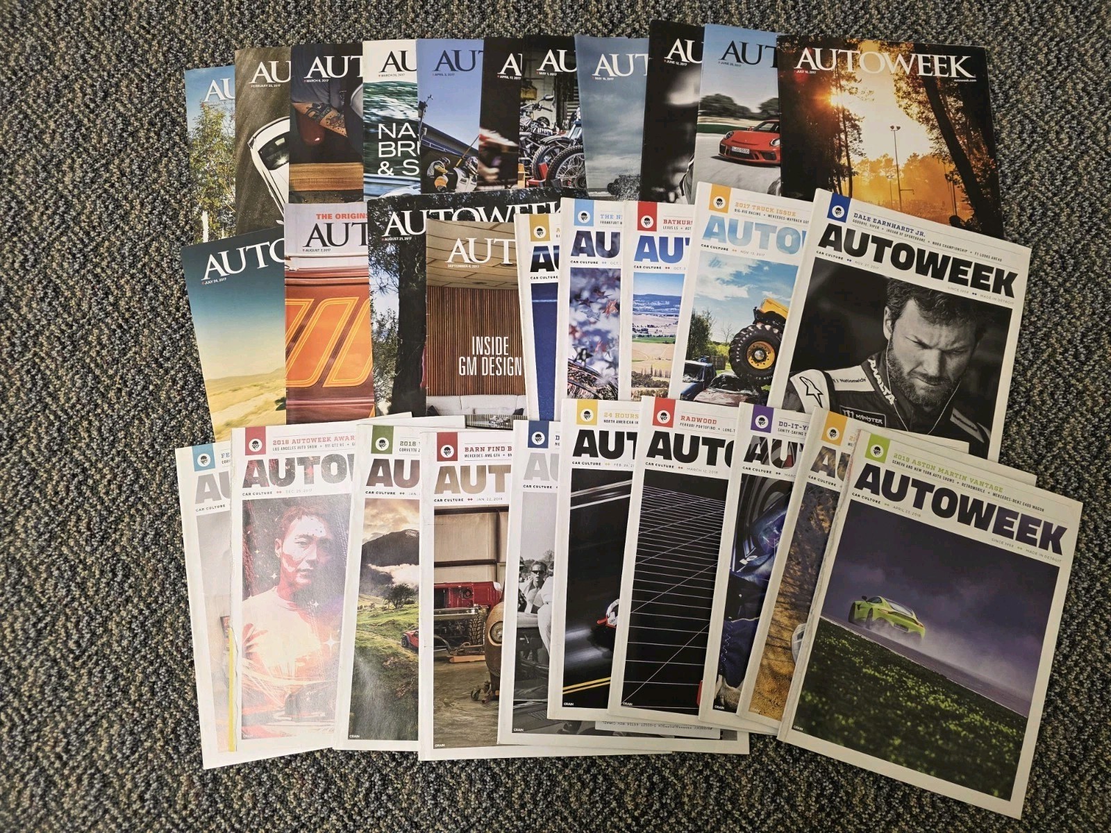 AUTOWEEK Magazine Feb. 2017-April 2018 Lot of 30 Issues Made In Detroit
