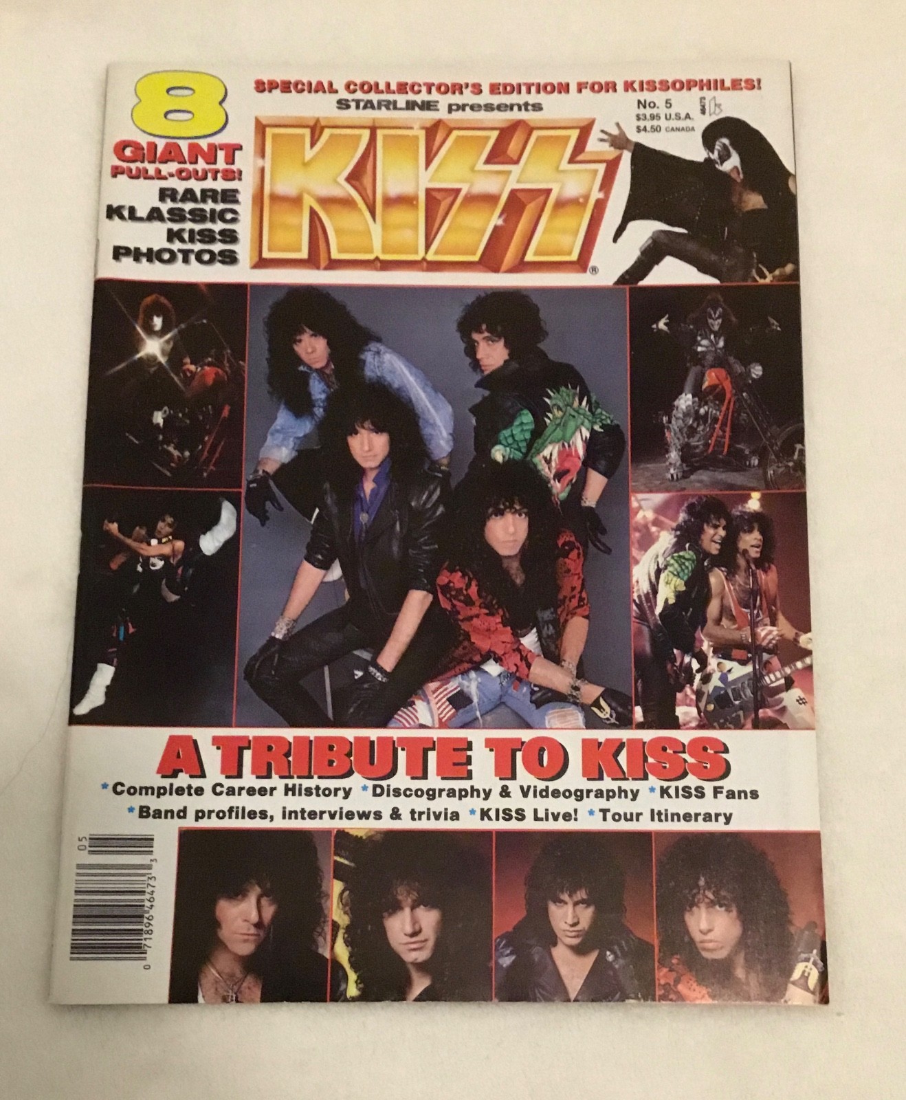 Brand New 1987 SPECIAL COLLECTOR’S Edition FOR KISSOPHILES MAGAZINE Never Read