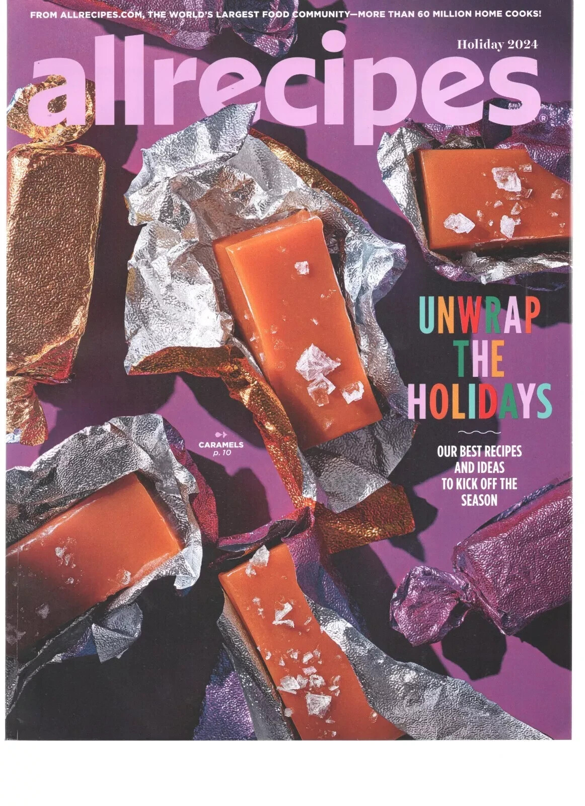 NEW All Recipes Holiday 2024 Unwrap The Holidays Best Recipes free shipping