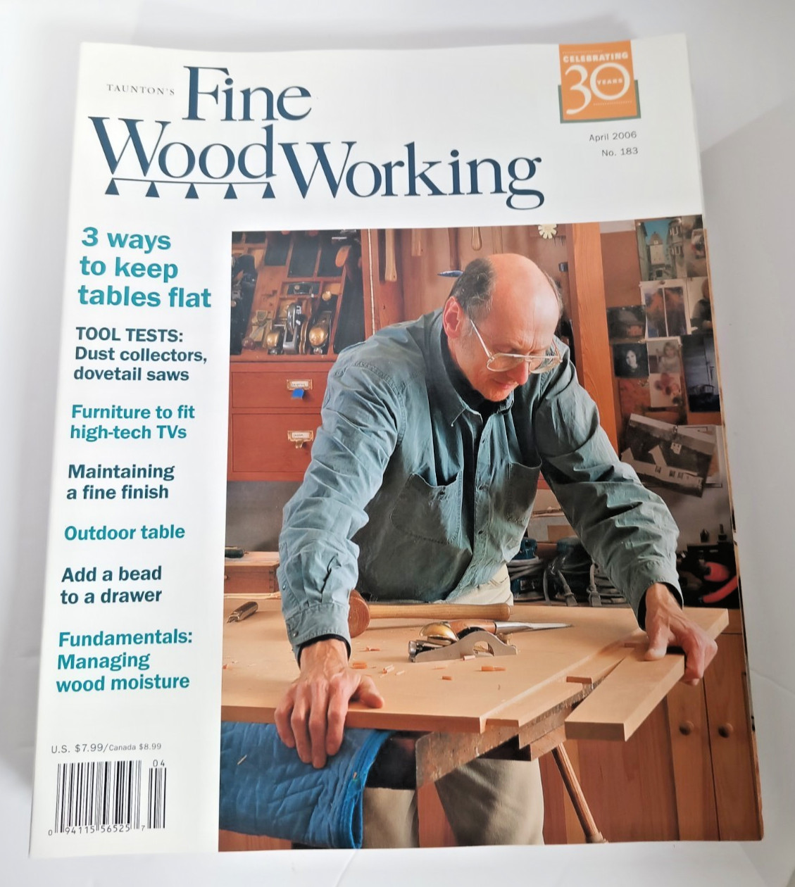 Fine WoodWorking Magazine, 2006 Complete Year, 6 Issues 182-187, Taunton Press