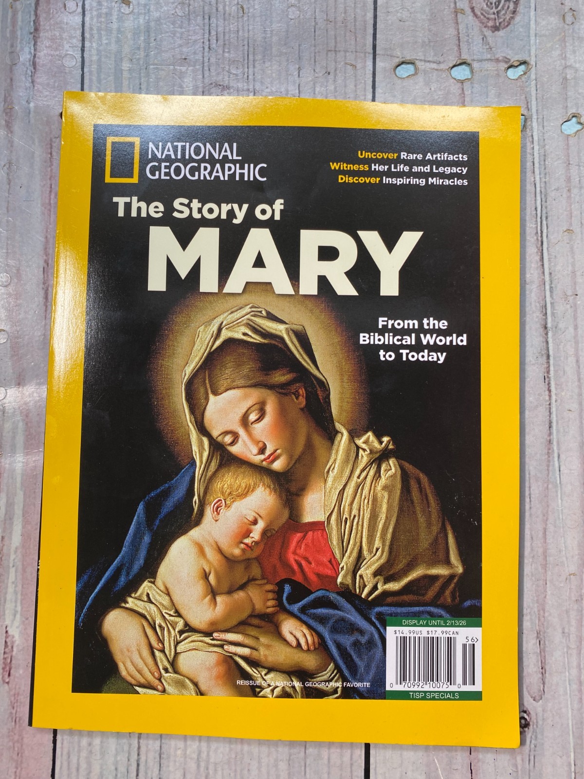 National Geographic February 2026 Magazine the Story of Mary Rare Artifacts