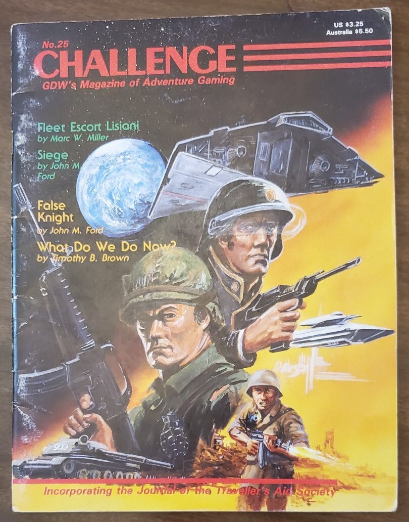 CHALLENGE #25, MAGAZINE OF SCIENCE-FICTION GAMING,