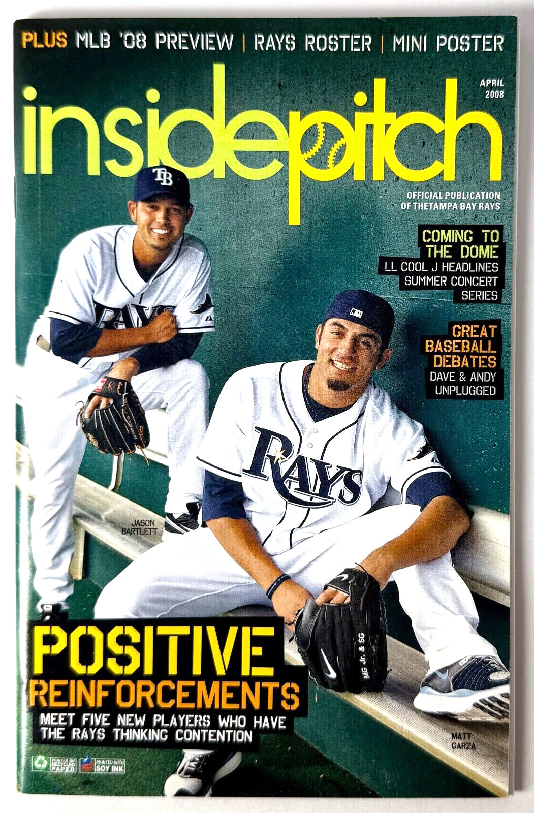 Tampa Bay Rays Inside Pitch April 2008, Jason Bartlett, Matt Garza