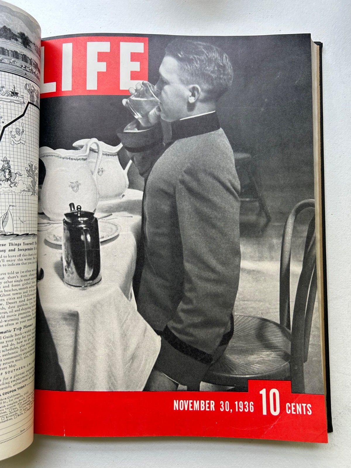 COMPLETE LIFE Magazine Vol 1 1936 Bound Nov-Dec Dali Hitler WWII Wallis Simpson