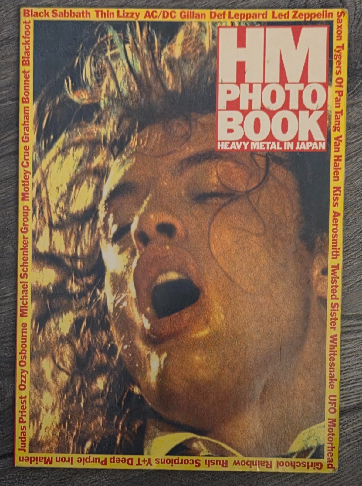 HM PHOTO BOOK – Heavy Metal in Japan – FREE SHIPPING – 1983 Omnibus Press