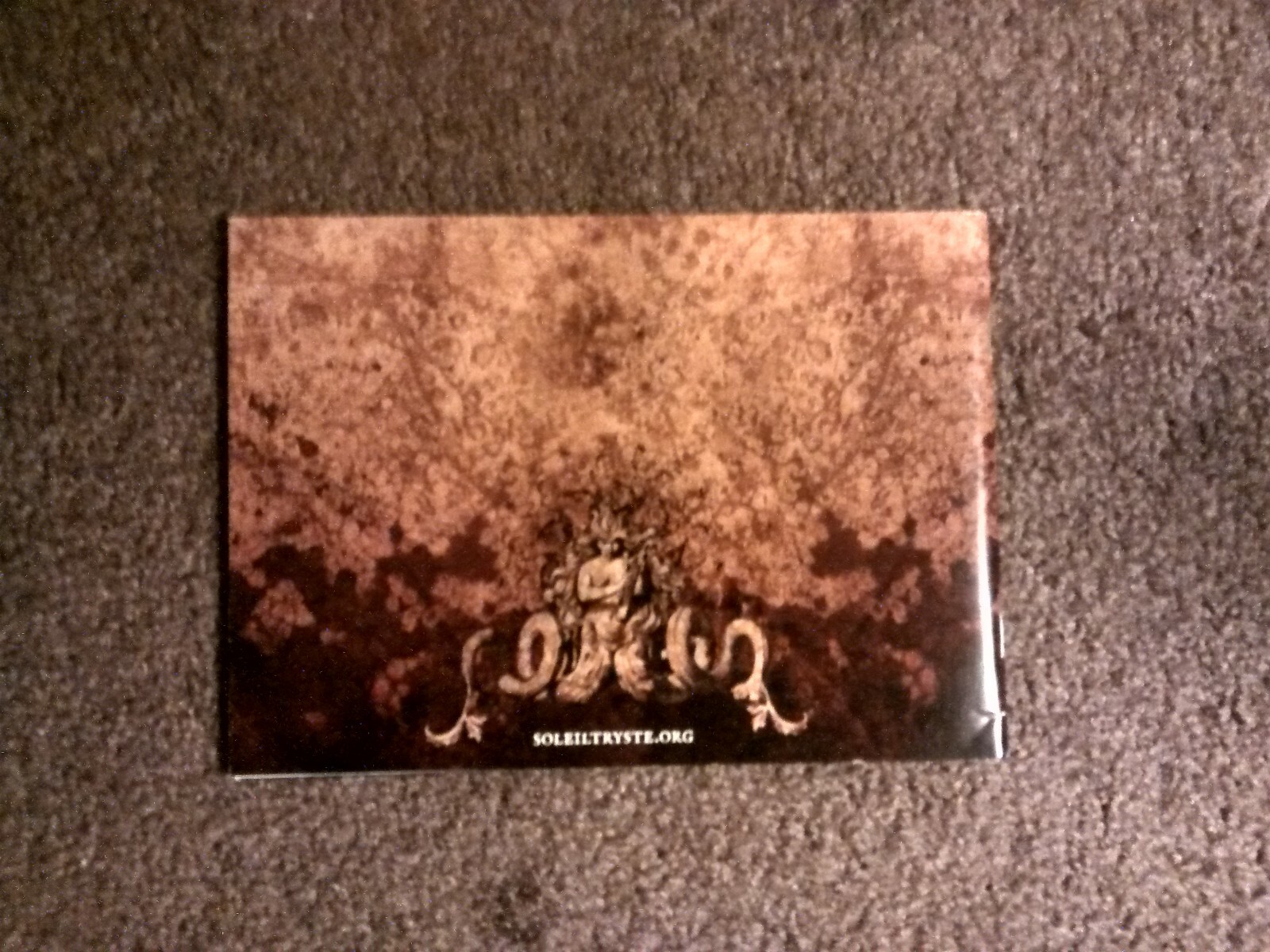 SOLEIL TRYSTE #3 black metal/gothic zine- CRUCIAMENTUM*ANGUISH*VULTURINE*GEVURAH