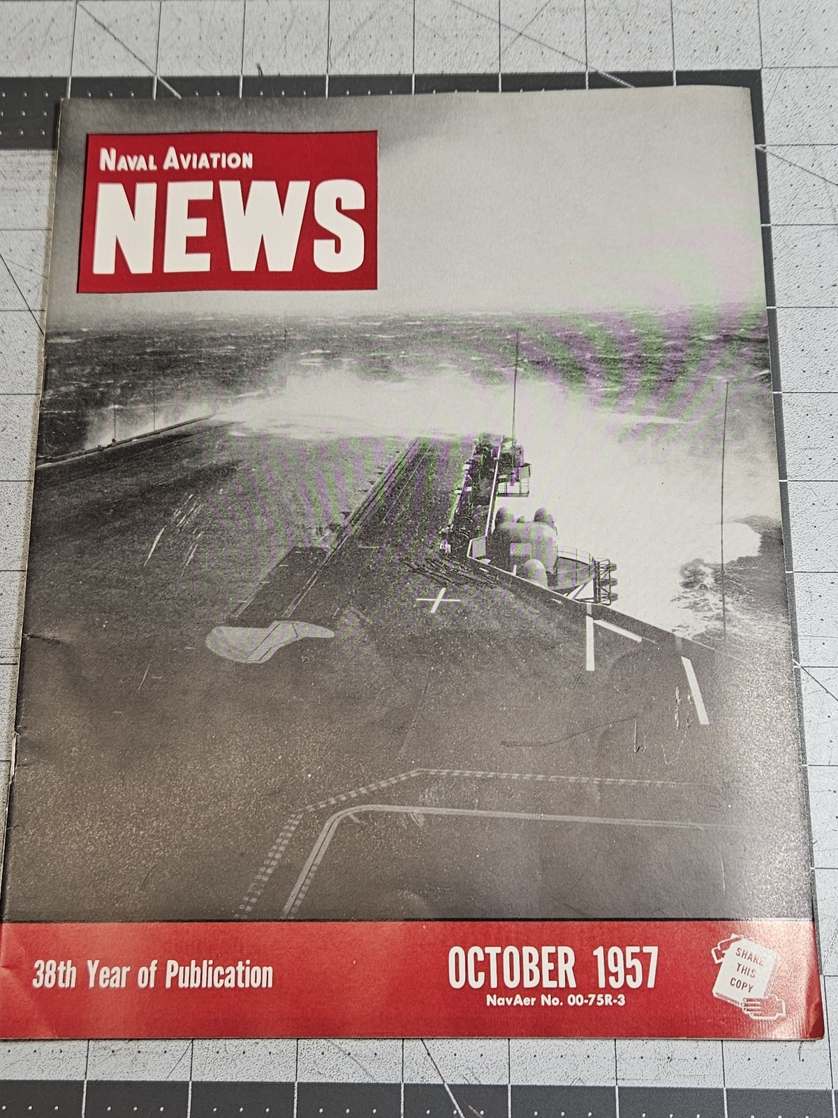 Naval Aviation News Magazine October 1957 US Navy Aircraft Carrier F3H Demon