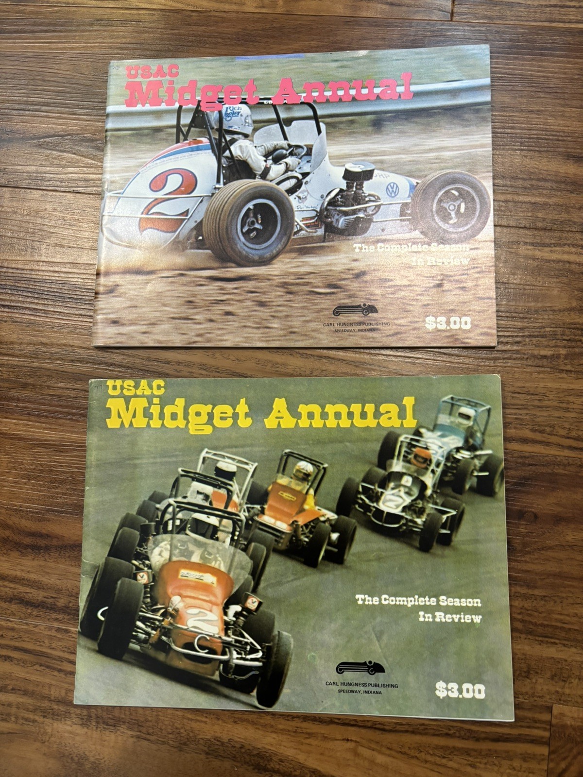 Set: 1977 and 1978 USAC MIDGET ANNUALS «THE COMPLETE SEASON IN REVIEW»