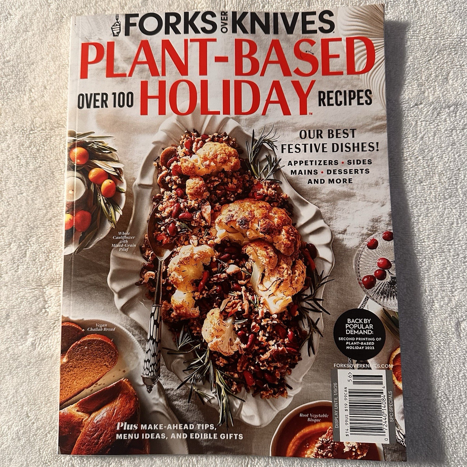 Forks over Knives Magazine Plant Based Holiday Meals 2025