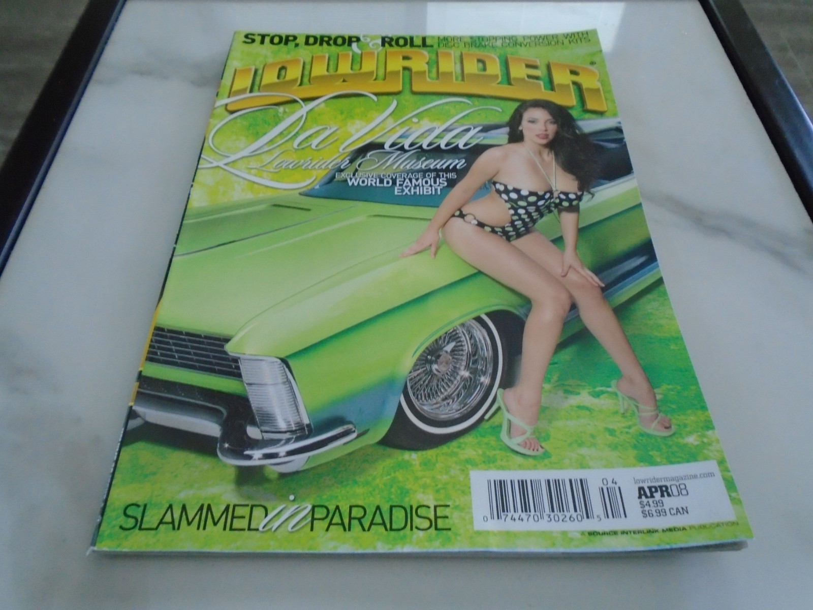 Lowrider Magazine April 08 Vol. 30 #4, LA Show, 47 Harley, Rivi, Fleetline