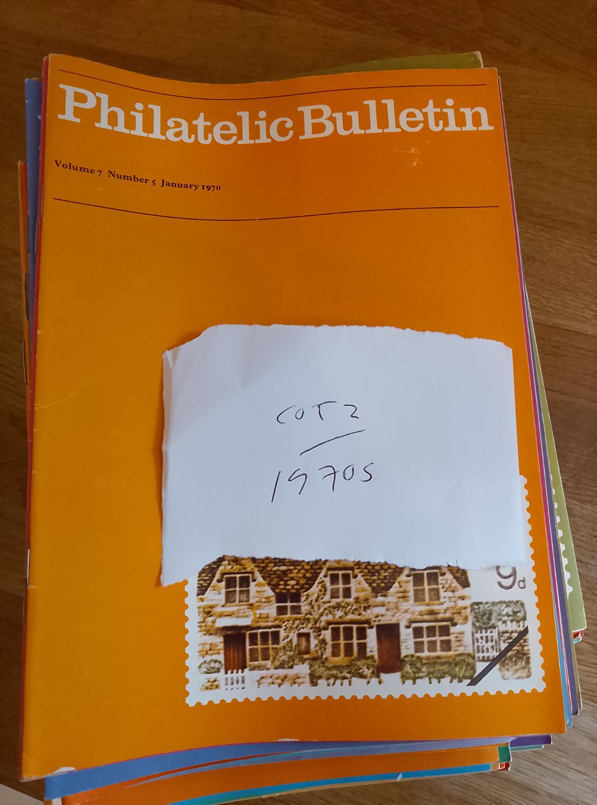 MAGAZINES – Large Collection British Royal Mail Philatelic Bulletin 1970s Lot #2