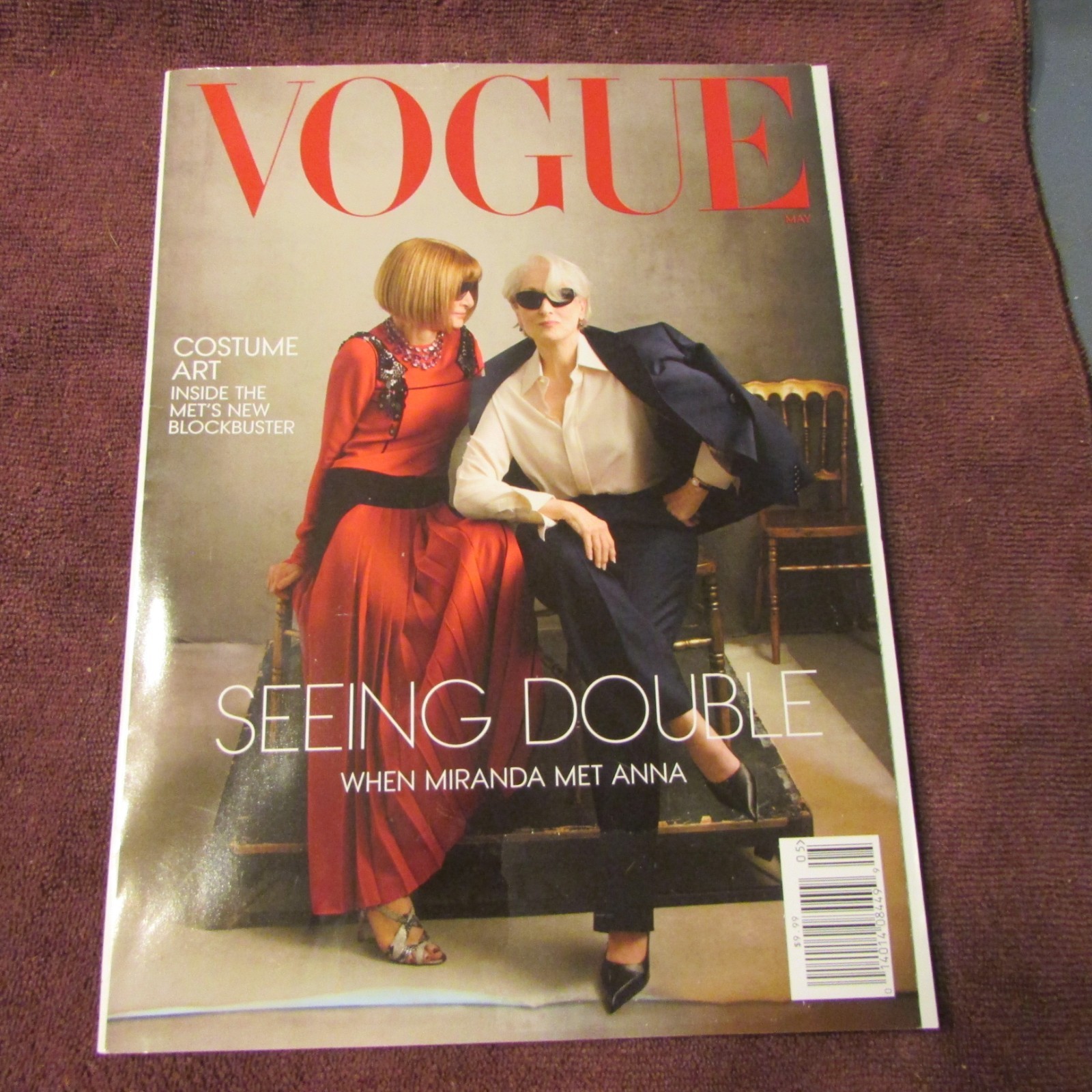 Vogue Magazine May 2026 The Devil Wears Prada 2 Meryl Streep, Anna Wintour
