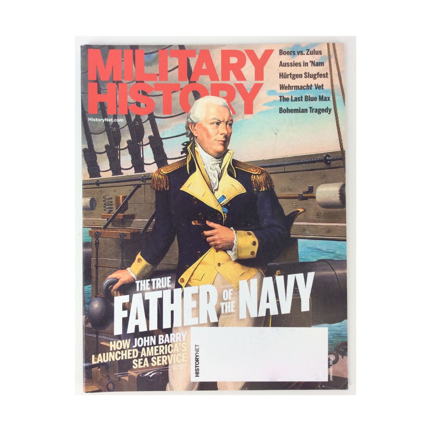 HistoryNet Magazine Vol. 34, #5 «The True Father of the Navy, Boers vs. Mag VG