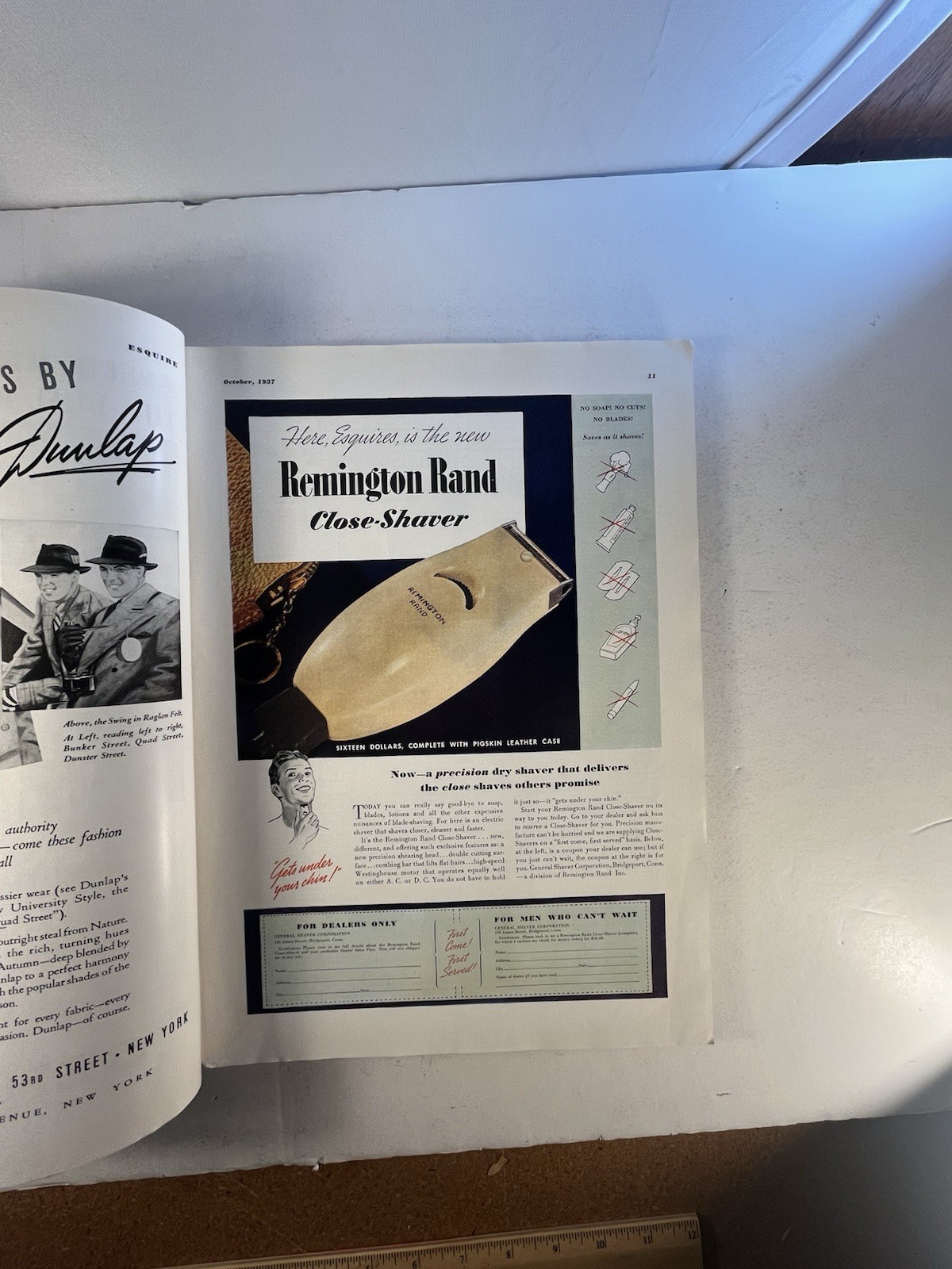 Esquire Magazine October 1937 Issue, F. Scott Fitzgerald, Vintage Art & Fictio