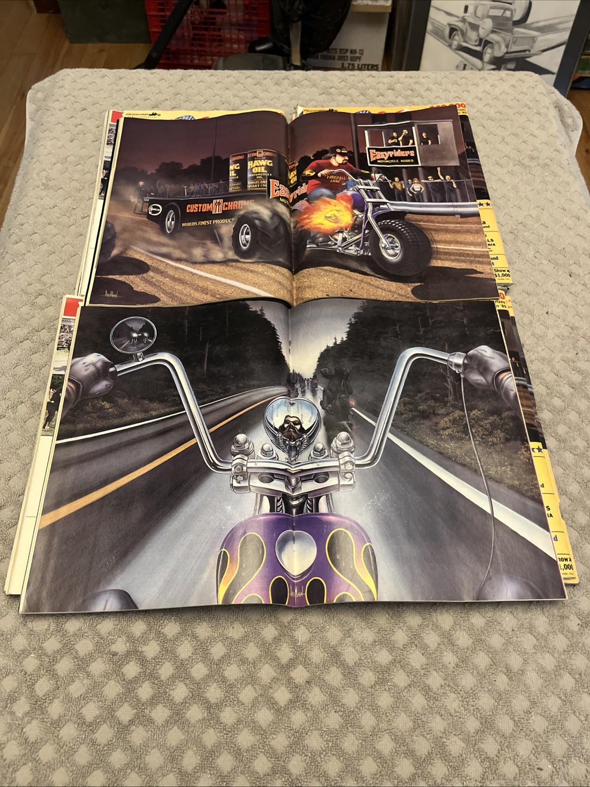Easyriders Magazine 1989 Lot Of 12 issues David Mann Centerfolds