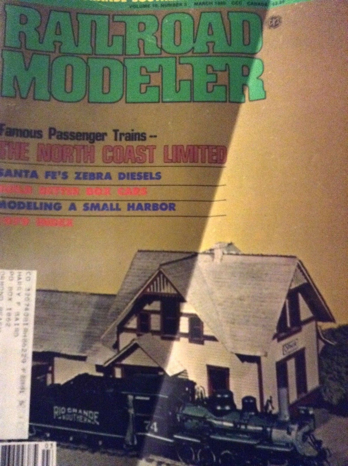 Railroad Modeler Magazine The North Coast Limited March 1980 010119nonrh