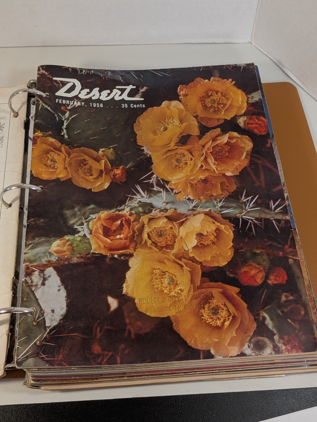 Desert Magazine 1956 Complete Year 12 Issues Lot Southwest USA Library Discards