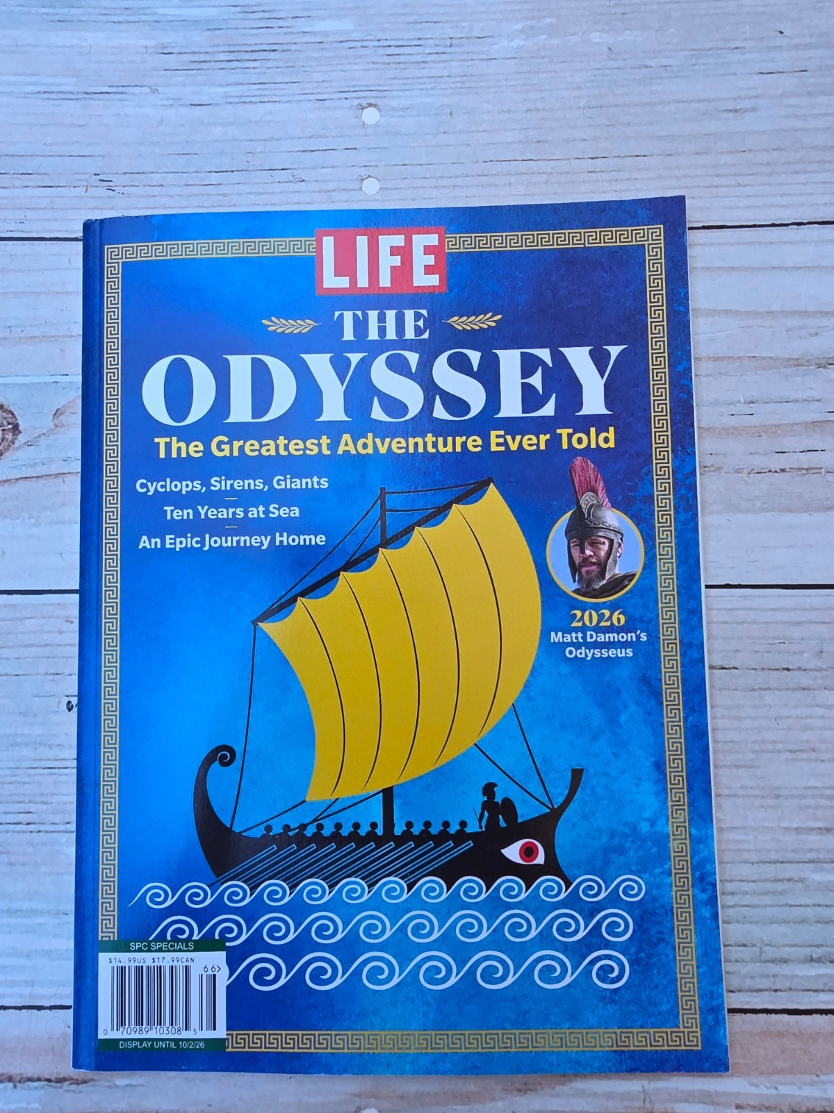 Life October 2026 Magazine the Odyssey the greatest adventure ever told