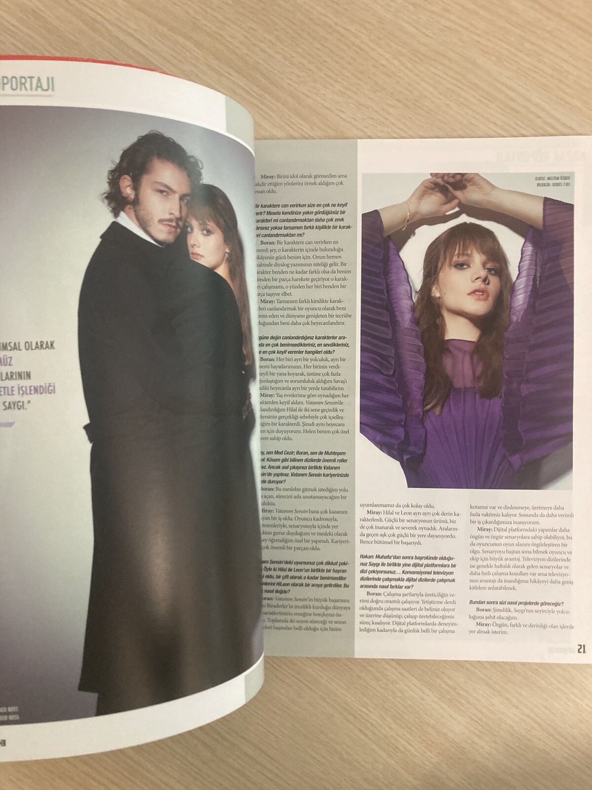 Episode Magazine Turkey Nov Dec 22 Boran Kuzum & Miray Daner cover