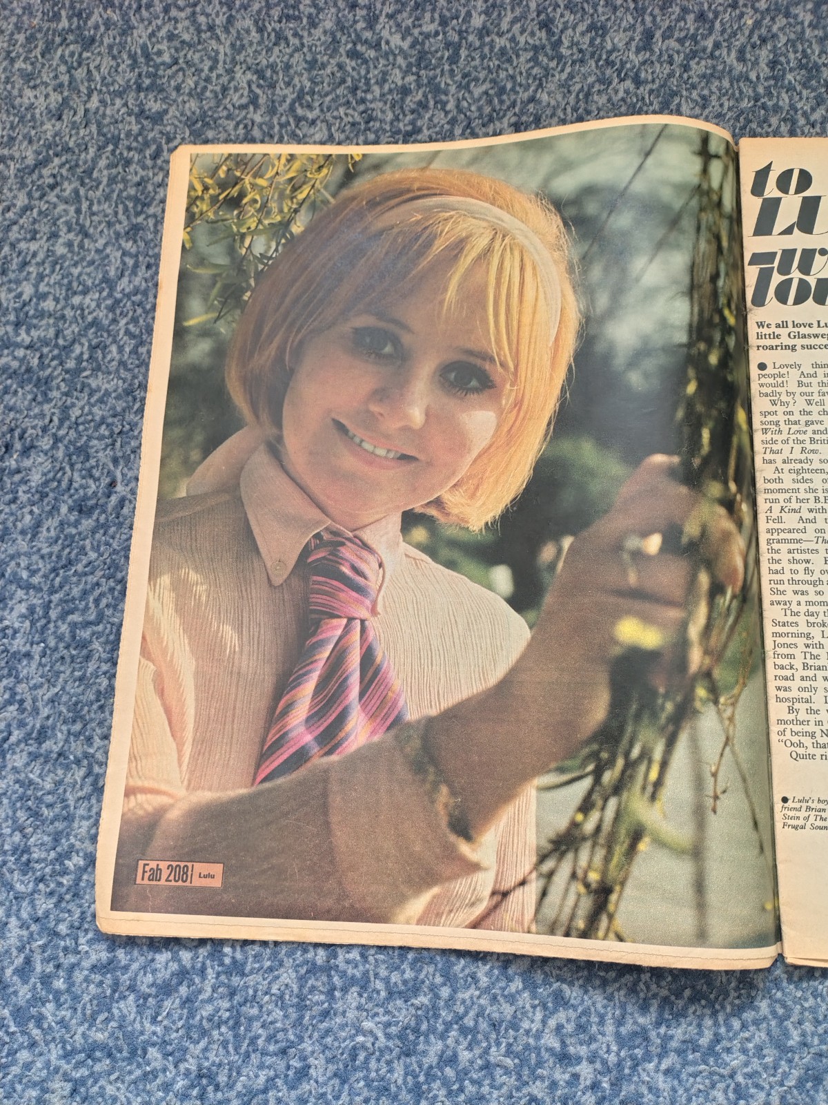 FABULOUS 208 MUSIC MAGAZINE 4/11 4TH NOV 1967 GOOD COMPLETE A TO Z FAB FANCIES