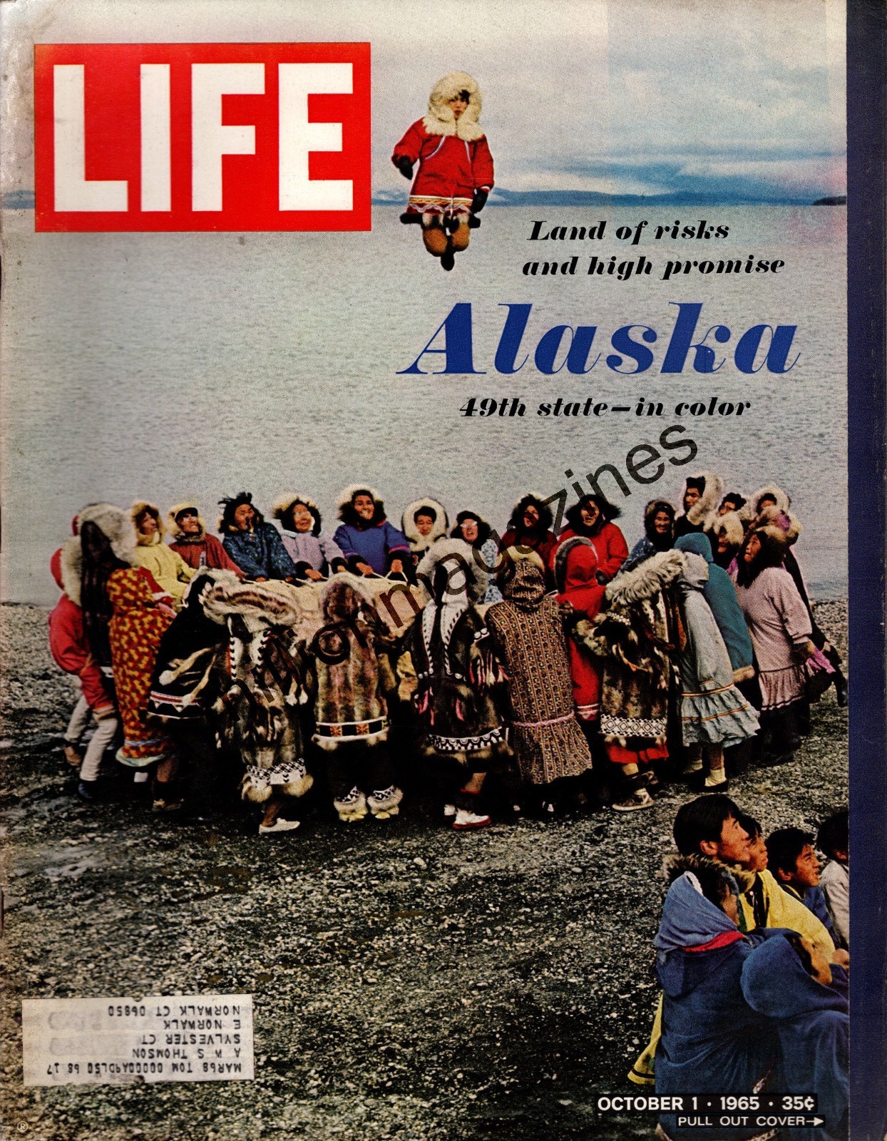 1965 Life October 1 – Alaska Special issue; Man from UNCLE; Willie Mays; Germany