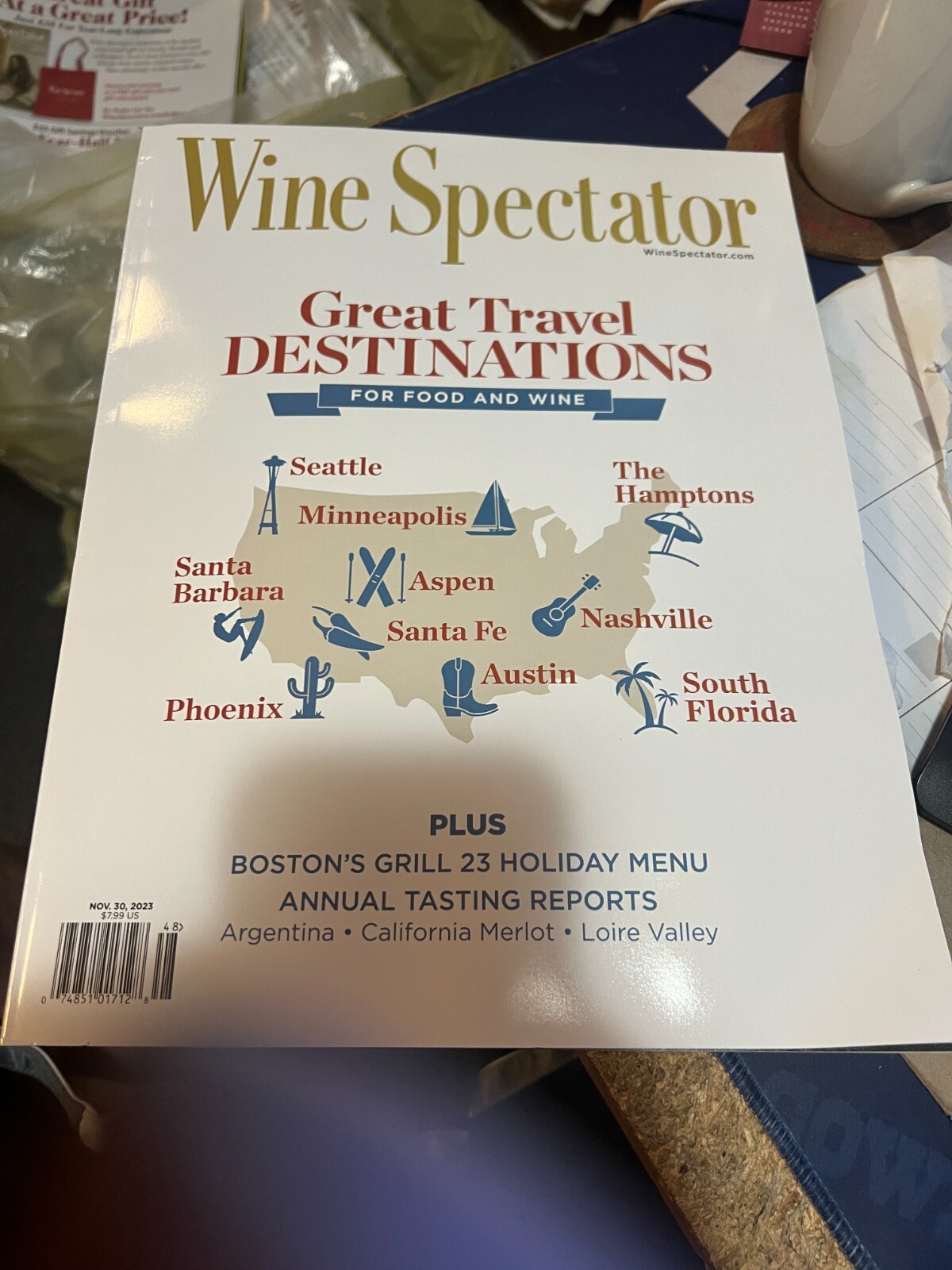 WINE SPECTATOR MAGAZINE—-NOVEMBER 30 2023