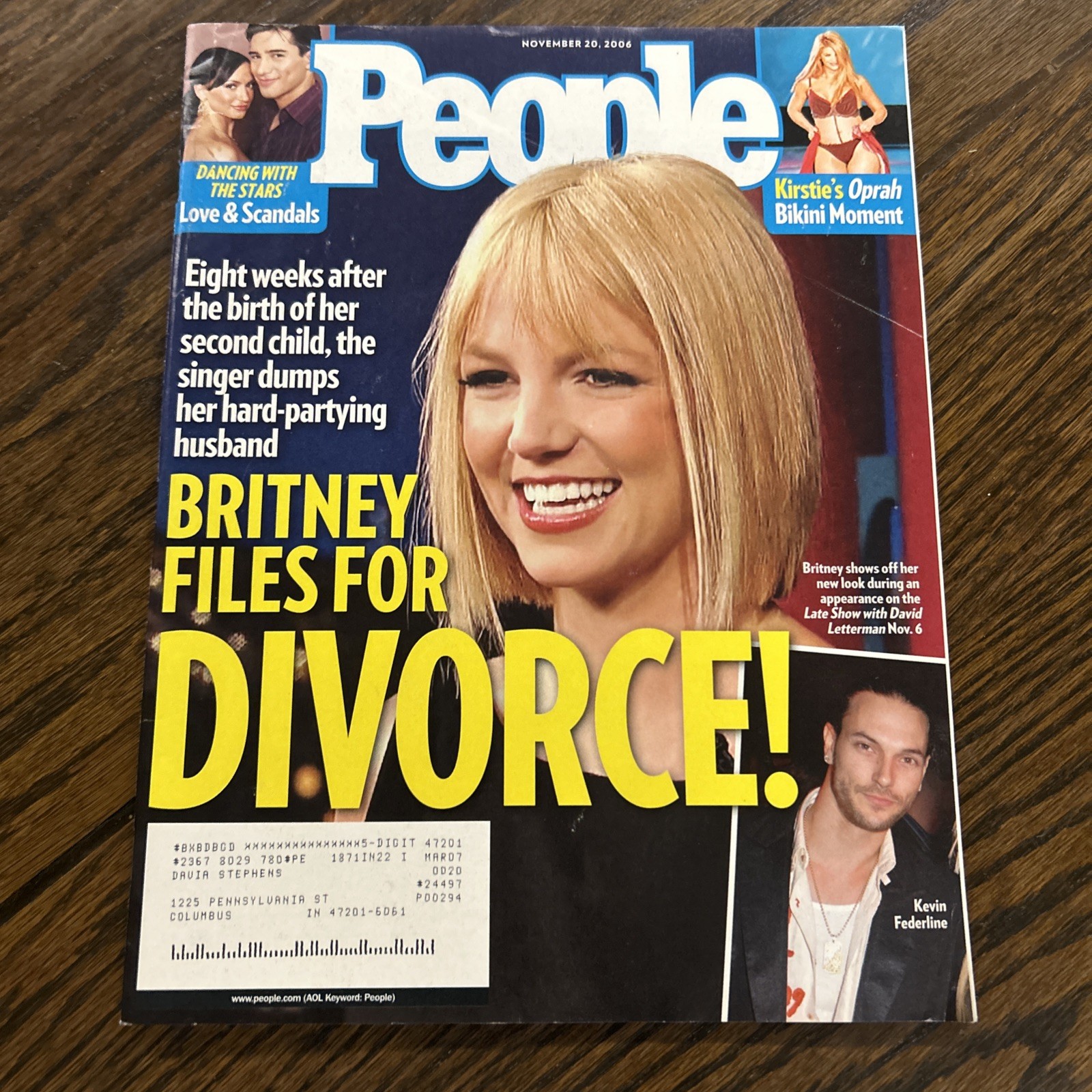 Britney Spears lot of 5 People Magazines From 2005 – 2008