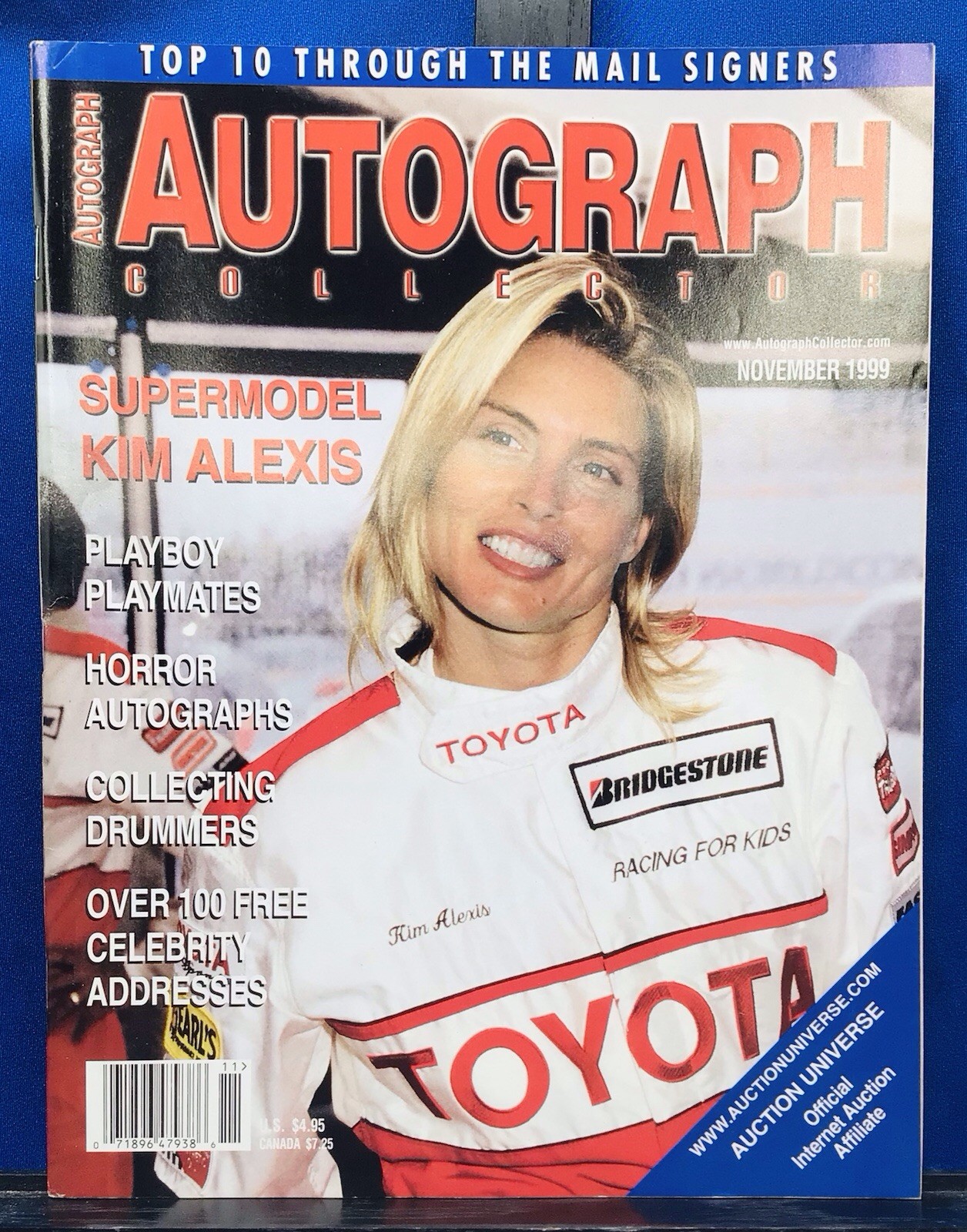 Autograph Collector Magazine (1999) – Kim Alexis Cover, Horror Autographs