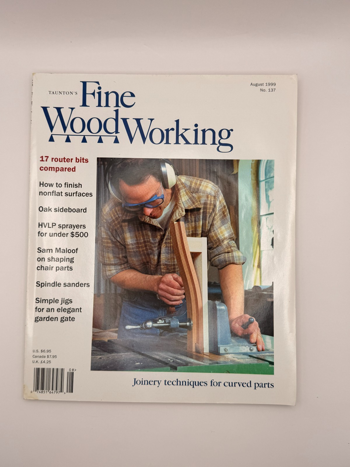 Lot of 7 Fine Woodworking Magazines 1999-2005 Taunton Woodworking Projects