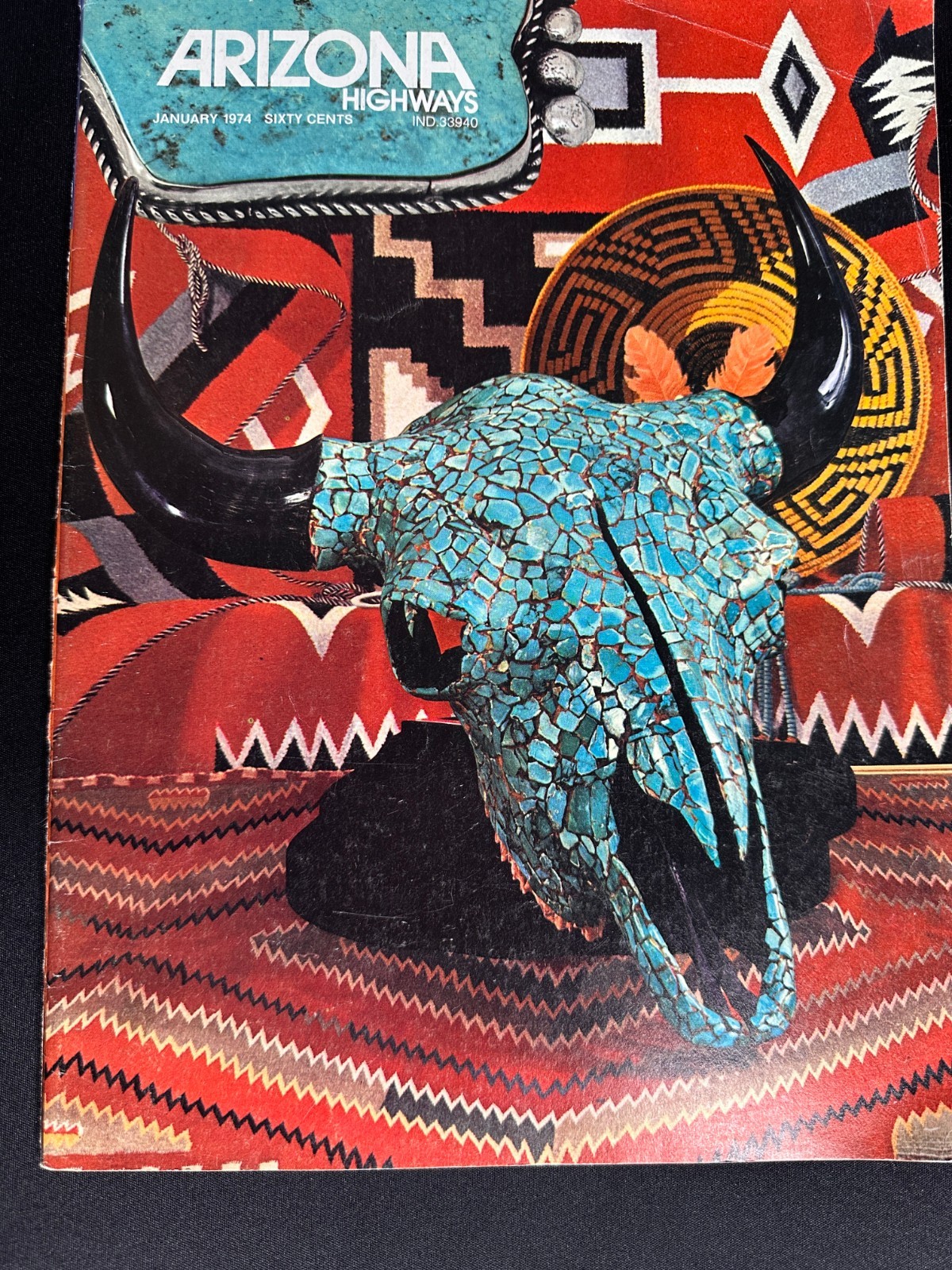 Arizona Highways Magazine Jan 1974 Vol.50 No.1 Native American ArtJewelry Photos