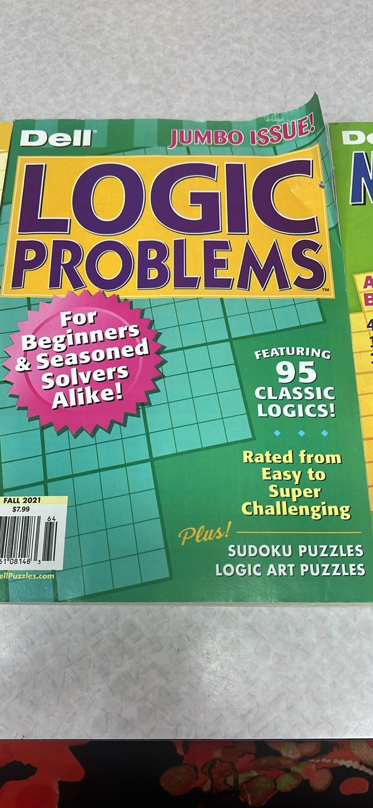 Dell logic Problem Books (3) New