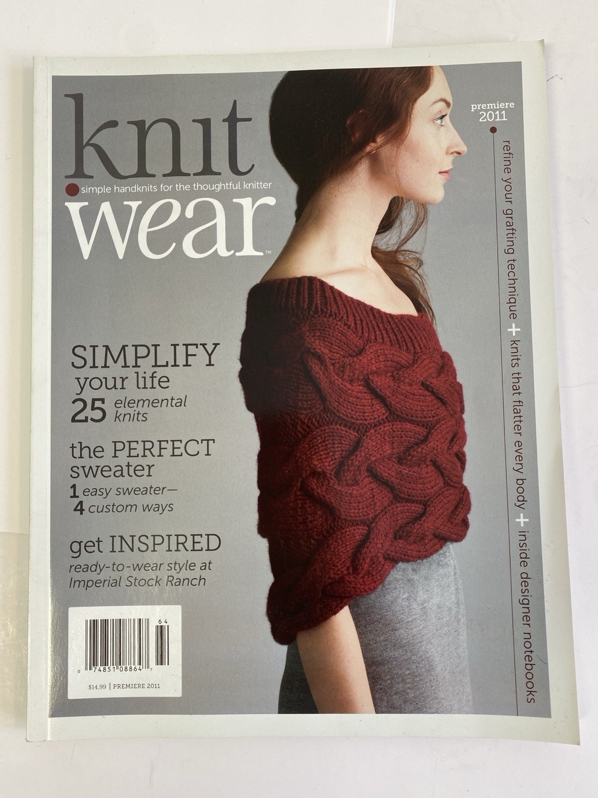 New Knit Wear Premiere 2011 Issue Magazine Knitting Sweaters