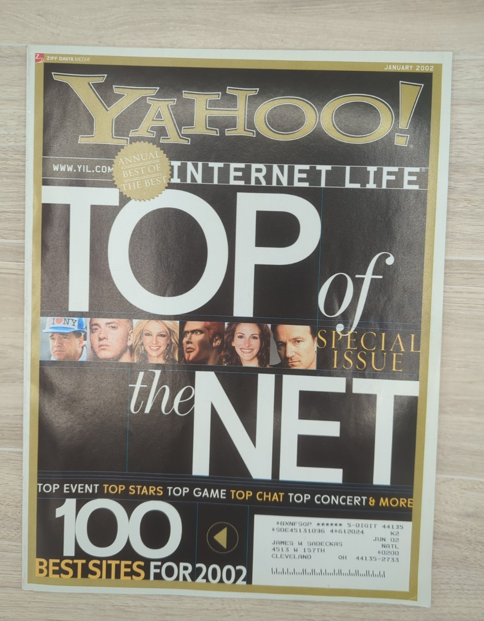 JANUARY 2002 YAHOO! INTERNET LIFE «Top of the Net» Special issue Y2K