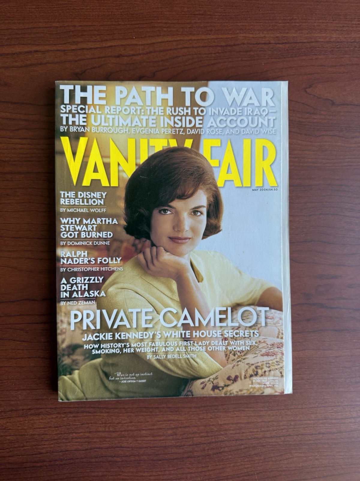 Vanity Fair lot – Private Camelot, Unseen Camelot, Jackie Her loneliest battle