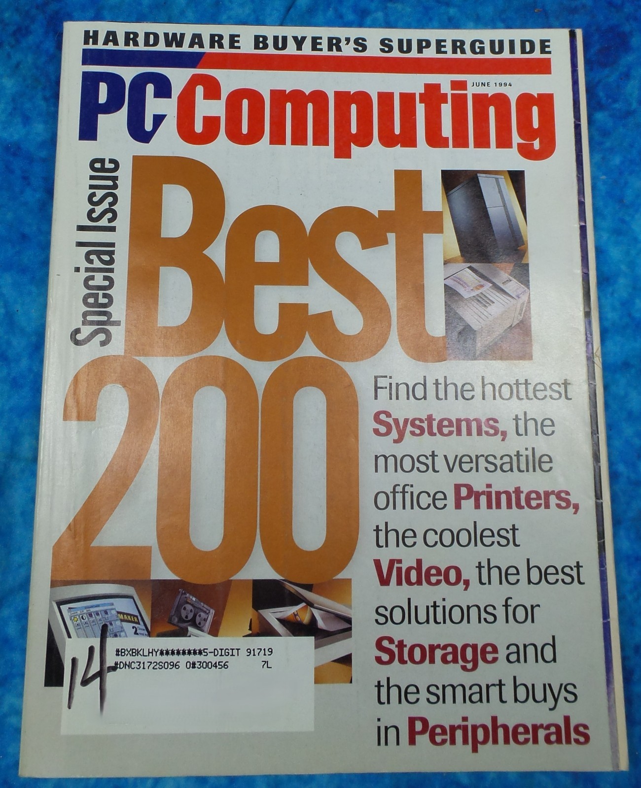 PC COMPUTING June 1994 Computer Magazine Hardware Buyer’s Superguide – Excellent