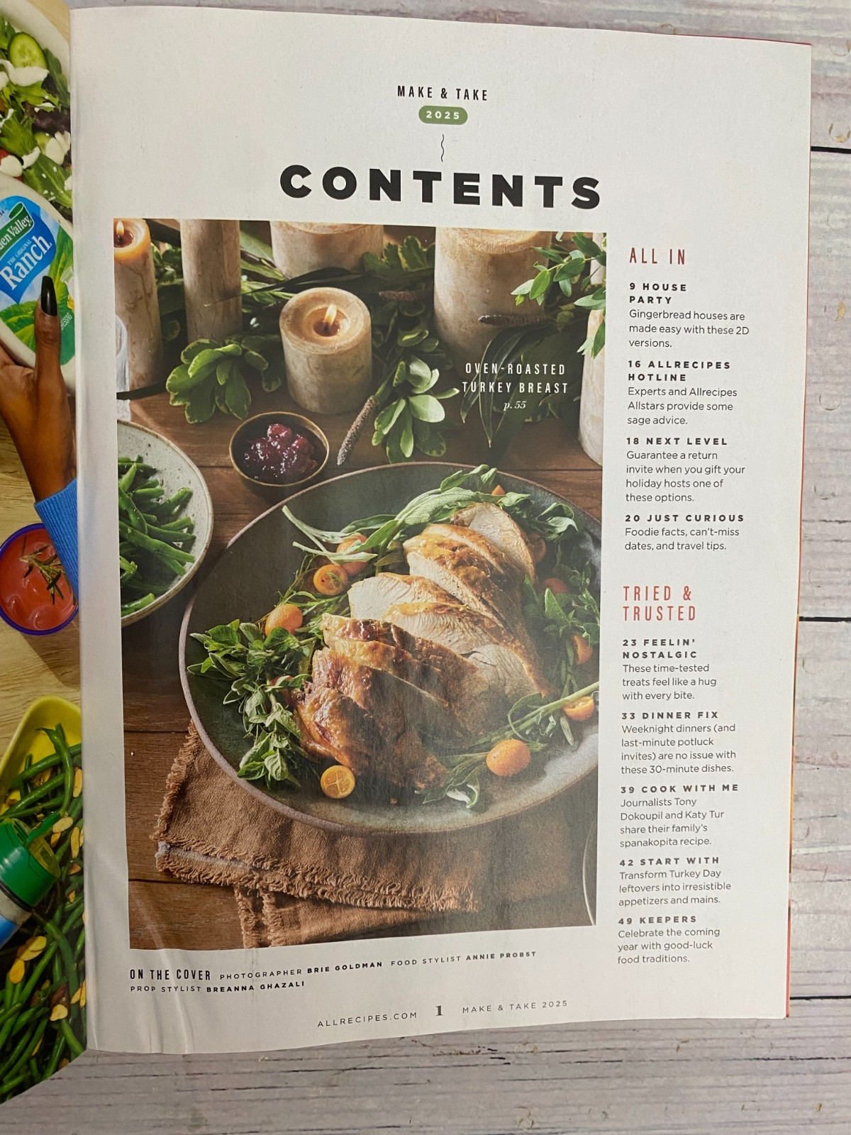 All Recipes January 2026 Magazine Make & Take totally totable mains sides