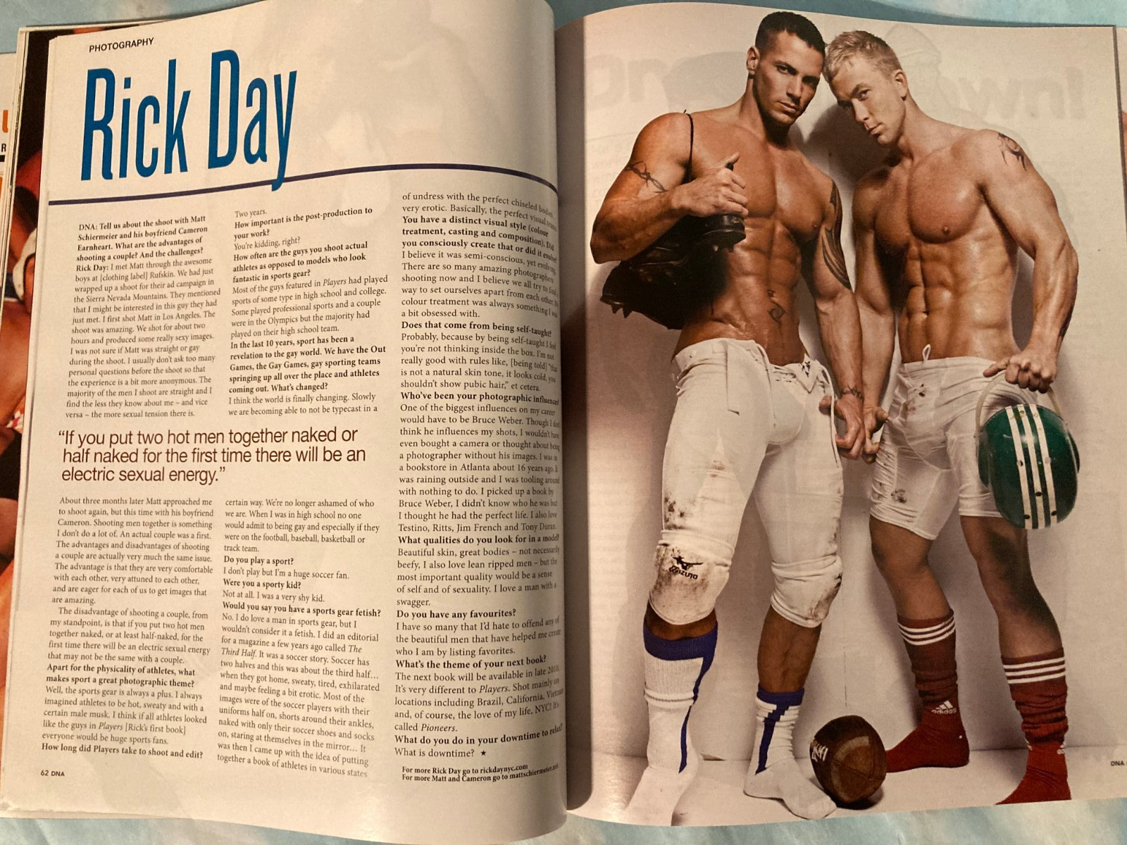 DNA MAGAZINE #124, Australian Magazine for Men, Gay Lifestyle, Cover: Matt