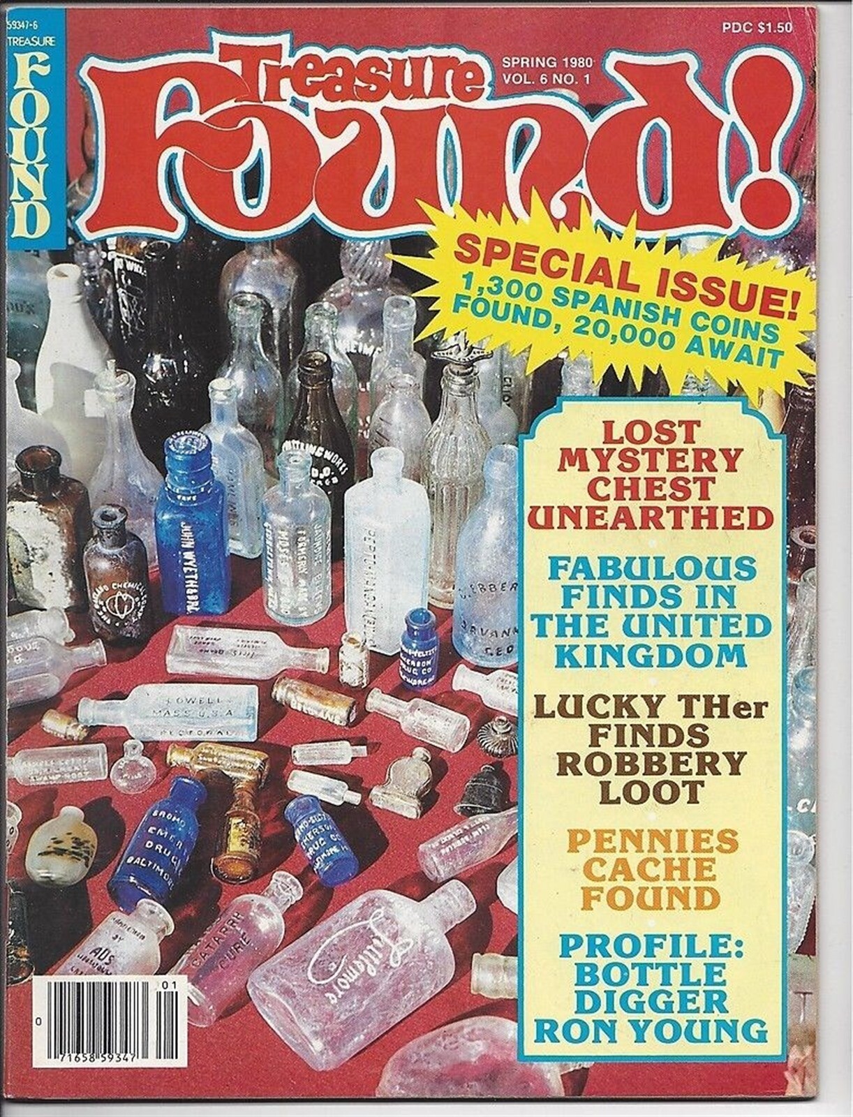 TREASURE FOUND magazine Spring 1980 Fabulous Finds In The United Kingdom