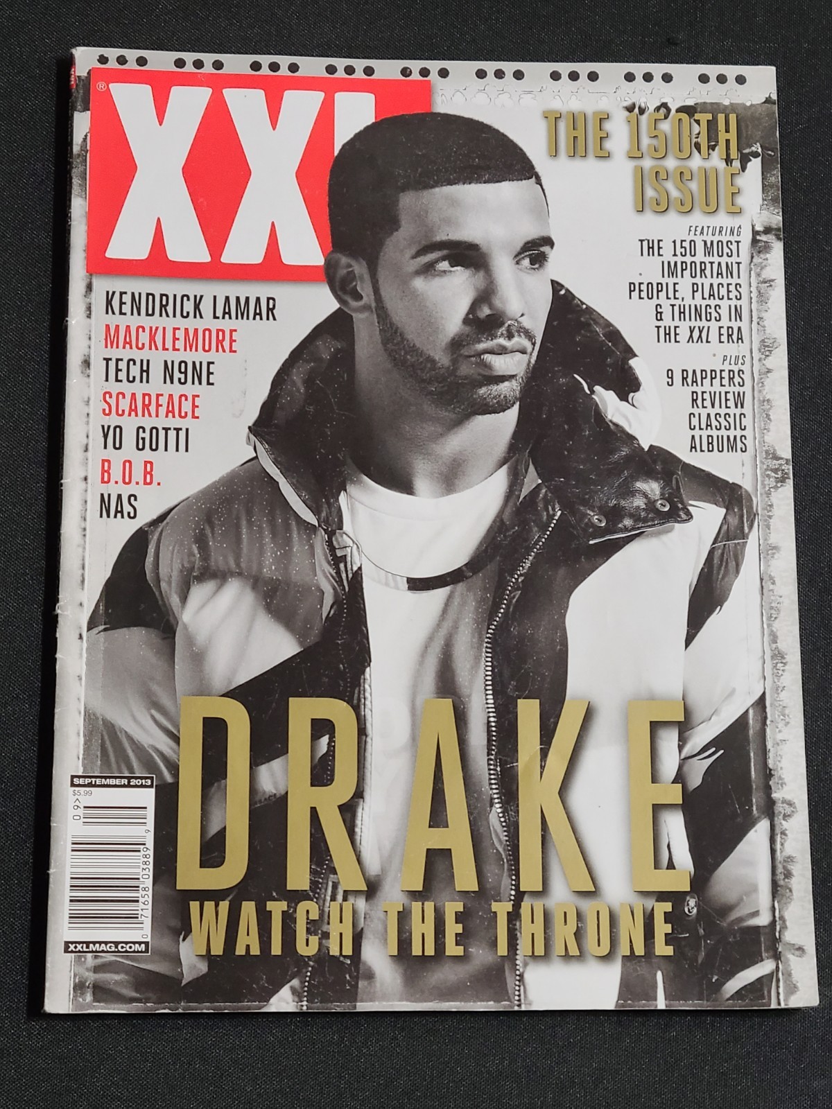 XXL Magazine Drake Cover 150th Issue September 2013 Kendrick Lamar Tech N9ne