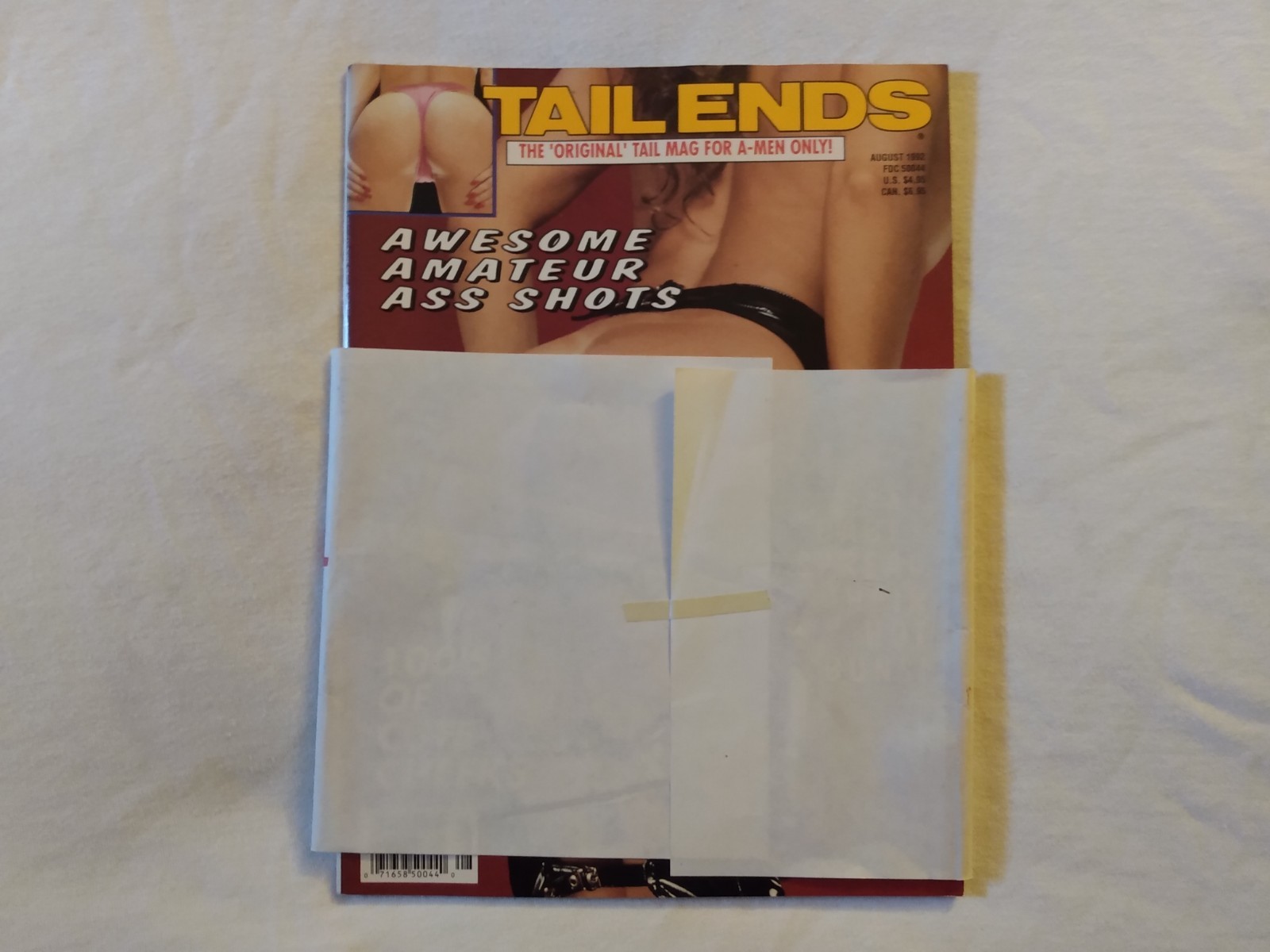 TAIL ENDS Magazine – AUGUST 1992 Issue – RARE, VTG – 90s Smut FREE SHIPPING