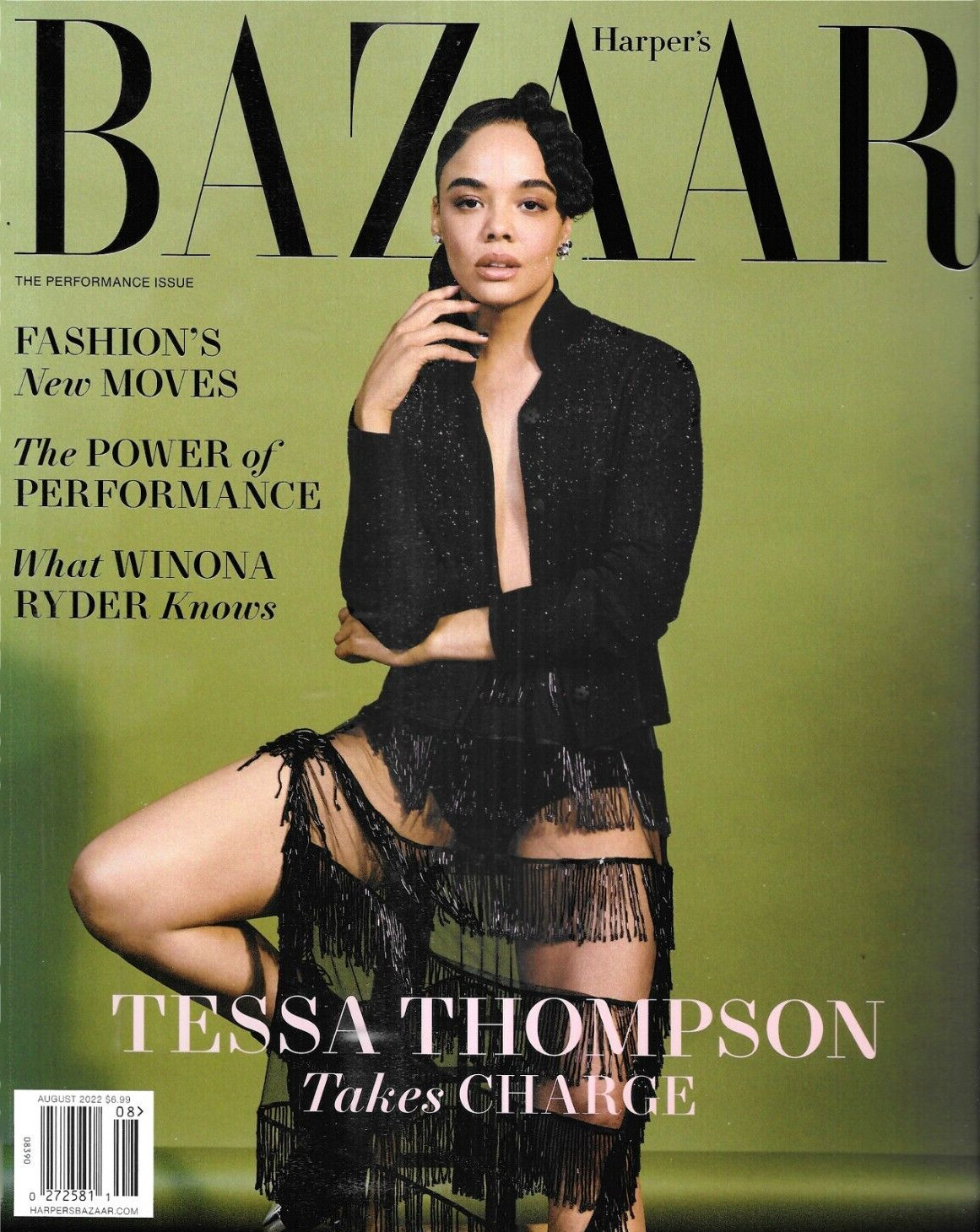 Harper’s Bazaar Magazine Tessa Thompson Fashion Winona Ryder Ukraine Ballet 2022